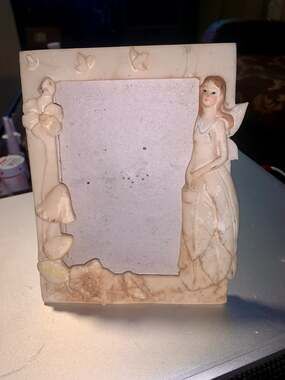 Polystone Fairy and Floral Fantasy Picture Frame by Greenbrier Int